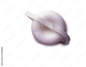 A contraception sponge on a white background in a blog post about 10 GUARANTEED CONTRACEPTION METHODS FOR YOU IN 2023
